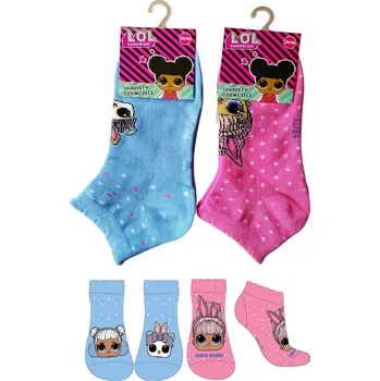 Eplusm Ponožky L.O.L. kotníkové single Barva: Modrá, Velikost: 23/26