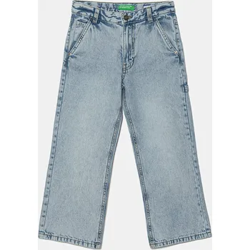 Chlapecké kalhoty Dětské rifle United Colors of Benetton 4VJECF044.G.Seasonal námořnická modř 59X, vel. 122