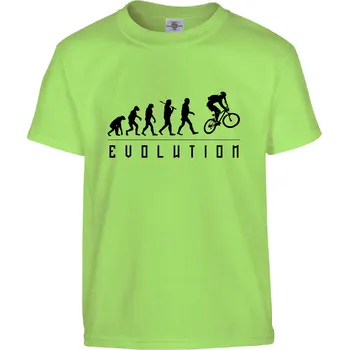 Pánské tričko Tričko Evolution Druh: Dětské, Barva: Světle Zelená, Velikost: 158-XL