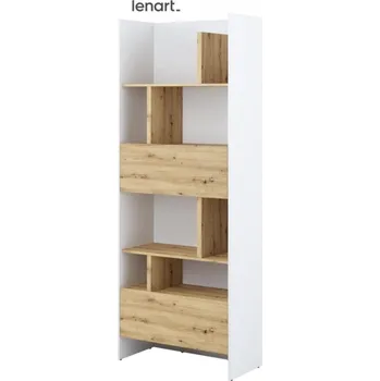 Knihovna Casarredo Regál 1D1S 84 cm REBECCA bílá/dub artisan