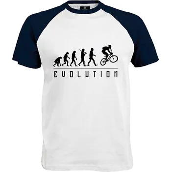 Pánské tričko Tričko Evolution Druh: Pánské, Barva: Navy | Bílá, Velikost: L
