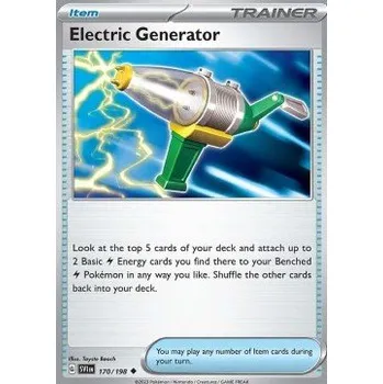 Volný čas Pokémon SV1en 170/198 Electric Generator - Scarlet & Violet Stav: Near Mint, Verze: NORMAL