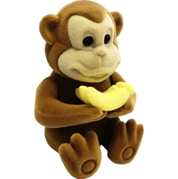 Dárková krabička Sametová krabička na šperky opička