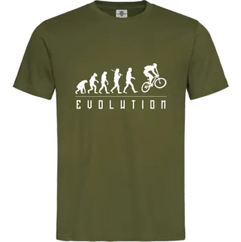 Pánské tričko Tričko Evolution Druh: Pánské, Barva: Khaki, Velikost: L