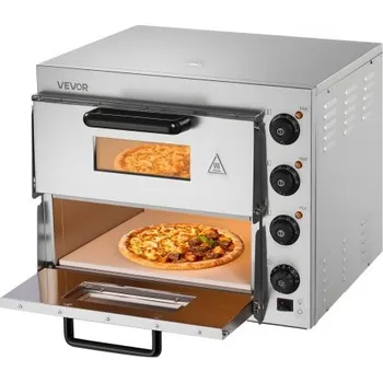 Příprava pizzy VEVOR komerční stolní pizza trouba Elektrická pizza pec pro 16" pizzu uvnitř