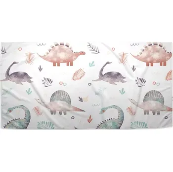 Ručník Sablio Ručník s potiskem Malovaní dinosauři - 50x100 cm