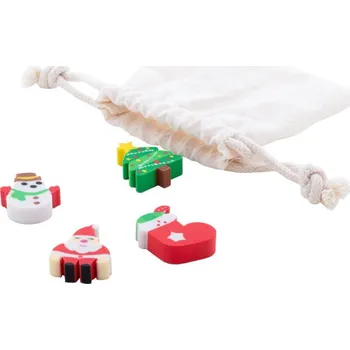 Vánoční dekorace Reklamní Sommaroy vánoční sada gumy, vícebarevná