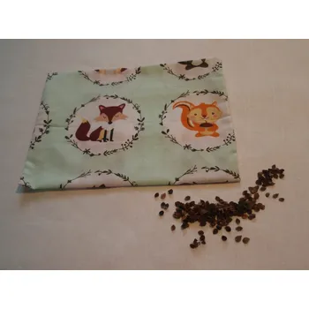 Polštář Pro útulný domov Nahřívací polštářek Zvířátka na mentolové s pohankovými slupkami