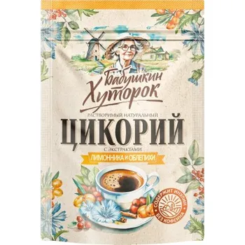 Káva BABIČČINA FARMA: Rozpustná cikorka KLANOPRAŠKA+RAKYTNÍK 100g TML D233