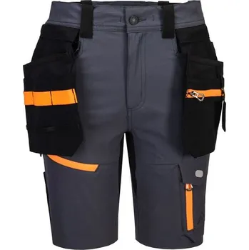 Pánské kraťasy PortWest | EV4 lehké šortky s odnímatelnými kapsami - Metal Grey / 32 / L / šedá