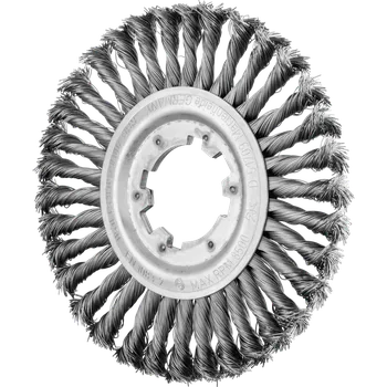 Drátěný kartáč Pferd 43310015 | Rotační kartáč splétaný drát stacionární RBG 20016/50,8 ST 0,50