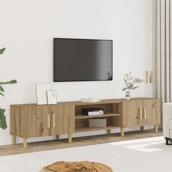 Televizní stolek vidaXL TV skříňka 180 x 31,5 x 40 cm kompozitní dřevo [816260] Barva: dub artisan