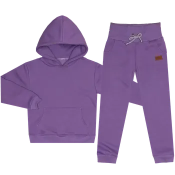 Tepláková souprava zateplená - Fialová Velikost: 122