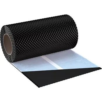 ALUFLEX 3D - Hliníkový těsnící pás – 3D strukturovaný povrch (5m), černá