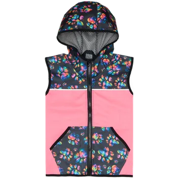 Chlapecká bunda Softshellová vesta jaro/podzim - Tlapky Velikost: 122