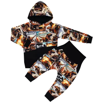 Tepláková souprava - Dino komiks (kapuca) Velikost: 134