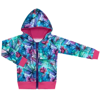 Mikina na zip - Vážky Velikost: 86