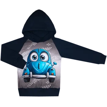 Kojenecké oblečení Mikina s kapucí - Auťák Velikost: 98