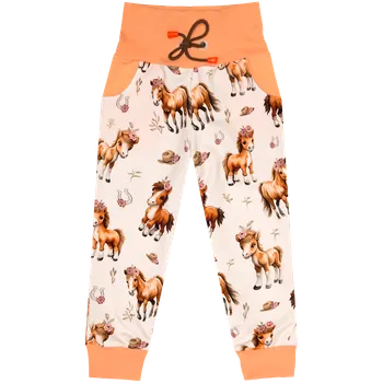 Tepláčky s kapsou - Koníci Velikost: 98