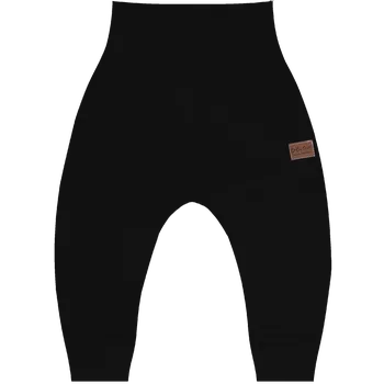 Tepláčky Baggy zateplené - Černá Velikost: 80