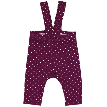 Tříčtvrťáčky ŽEBRO s traky - Puntík borůvka Velikost: 104