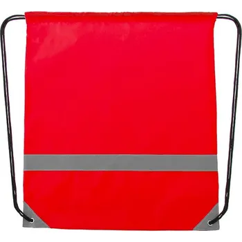 Vidraw vak na stažení s reflexními částmi, červená