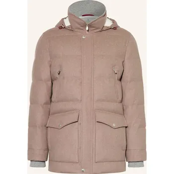 Brunello Cucinelli Pánská Péřová Parka, béžová, 50
