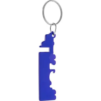 Peterby přívěšek na klíče s otvírákem, modrá