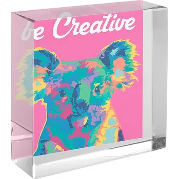 Louisville skleněné těžítko, transparentní