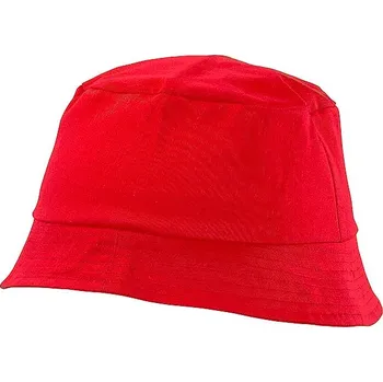 Klobouk Bucketo rybářský klobouk, červená