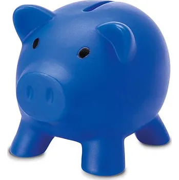 Pokladnička Prasátko kasička , modrá