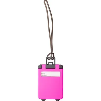 Příslušenství k zavazadlu Glasgow visačka na zavazadla, fuchsiová (tm. růžová)