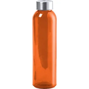 Láhev Konga skleněná láhev, oranžová