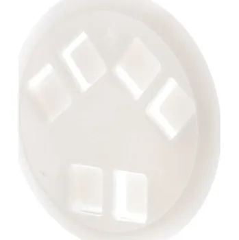 Espot placka na lanyard, bílá