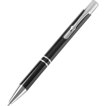 Hliníkové kuličkové pero TUCSON, černá