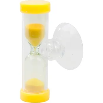 Hodiny Sandy přesýpací hodiny, žlutá