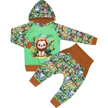 Tepláková souprava - ZOO se lvíčkem ( kapuca ) Velikost: 92