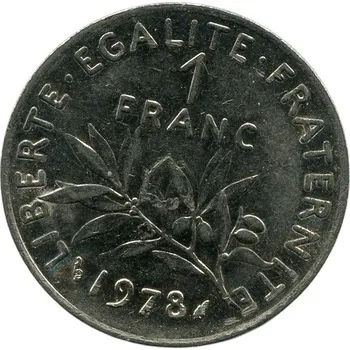 FRANCIE. 1 franc 1978.