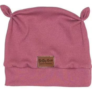 Čepička s oušky ŽEBRO - malaga Velikost: Newborn