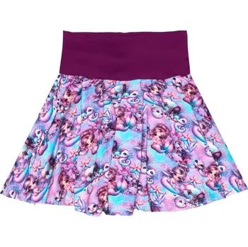 Dámská sukně Sukně kolová - Mořská panna Velikosti sukně: 98