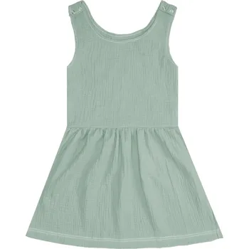 Dívčí šaty Laclové šatičky Mušelín - Minerál Velikost: 98
