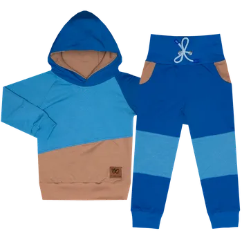 Tepláková souprava - TRIO Modrá Velikost: 74