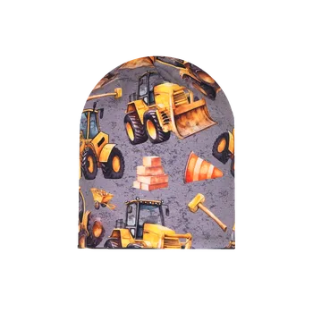 Čepice Čepice - Stavba šedá Velikost: XS, Druh: homeless