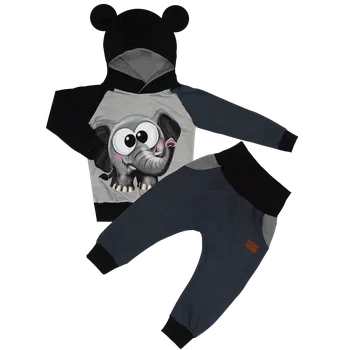 Tepláková souprava ouška - Vykulený slon Velikost: 110