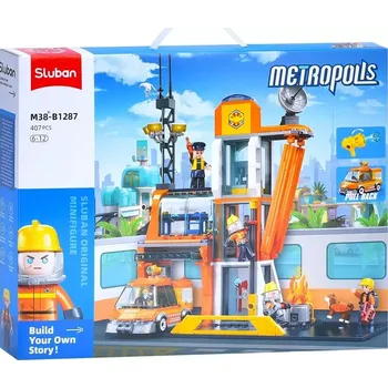 Stavebnice Sluban Sluban Metropolis M38-B1287 Záchranářské velitelství