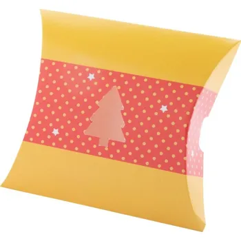 Povlak na polštářek Reklamní CreaBox Pillow Xmas S krabička na povlak polštáře, bílá