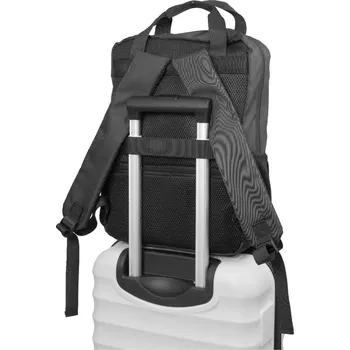 Městský batoh Reklamní Westing batoh z kepru z RPET, černá