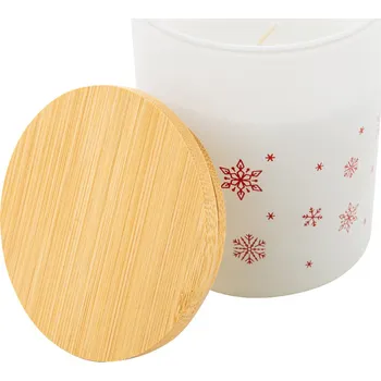 Svíčka Jouluz Vánoční svíčka, vanilka bílá