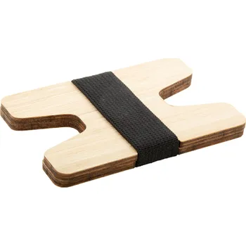 Wolly bambusový držák na karty, béžová