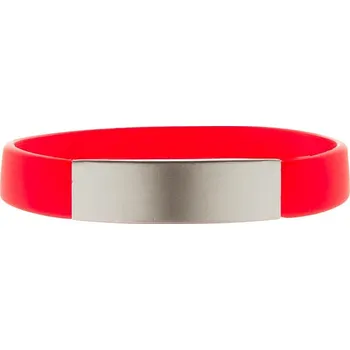 Náramek Platty náramek, červená